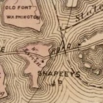 From Beers map (1876). Note: Goat Island aka Amazeen's Island